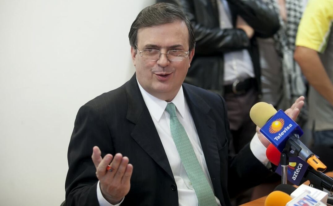 El canciller Marcelo Ebrard detalló que la pausa quiere decir que “hay una serie de acontecimientos que no sabemos qué resultados vayan a tener allá". Foto: archivo/EL UNIVERSAL