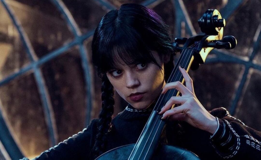 Jenna Ortega como Merlina en la serie de Netflix homónima. Fuente: Instagram @merlina_addams_netflix