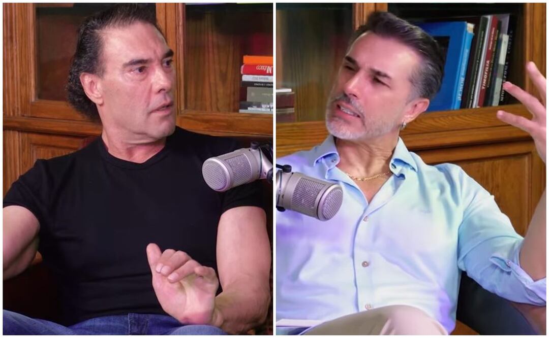 Eduardo Yáñez le hace confesiones de padre a otro papá: su colega Sergio Mayer.