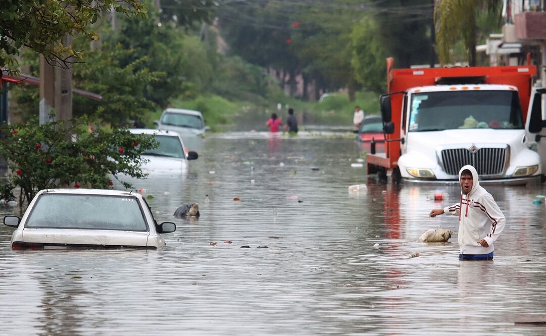 Tormenta desborda Arroyo Seco en Jalisco. Imagen ilustrativa. Foto: Archivo / AFP