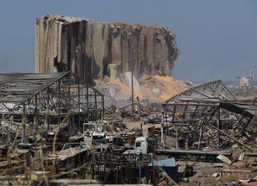 Desde el espacio, consecuencias de la explosión en Beirut