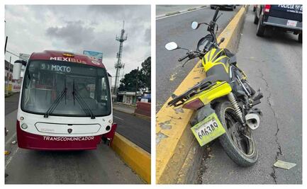 Pareja en motocicleta muere al ser embestida por unidad de Mexibús de Línea 2; circulaba sobre carril confinado