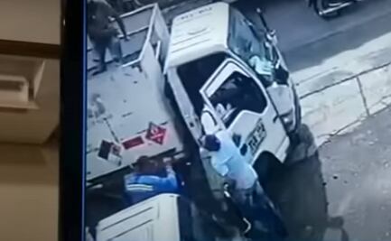 Lanza tanque de gas a presunto asaltante para evitar robo