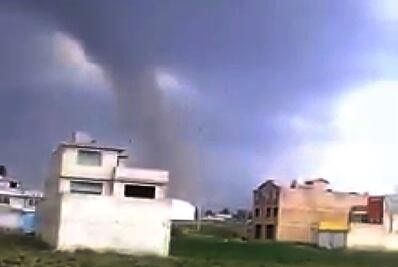 Se registra tornado en Toluca