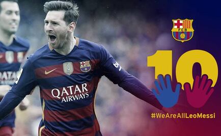 Barcelona inicia campaña de apoyo a Messi
