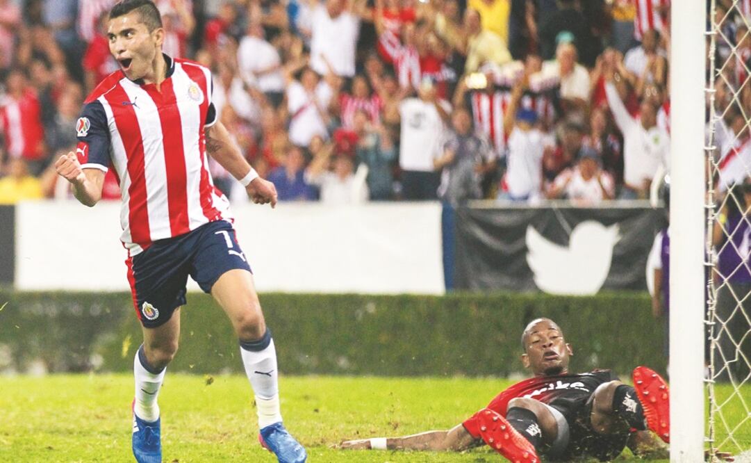 Orbelín Pineda anotó el segundo tanto rojiblanco, que a la postre dio el triunfo y motivación para el Clásico Nacional. (CARLOS ZEPEDA. IMAGO7)