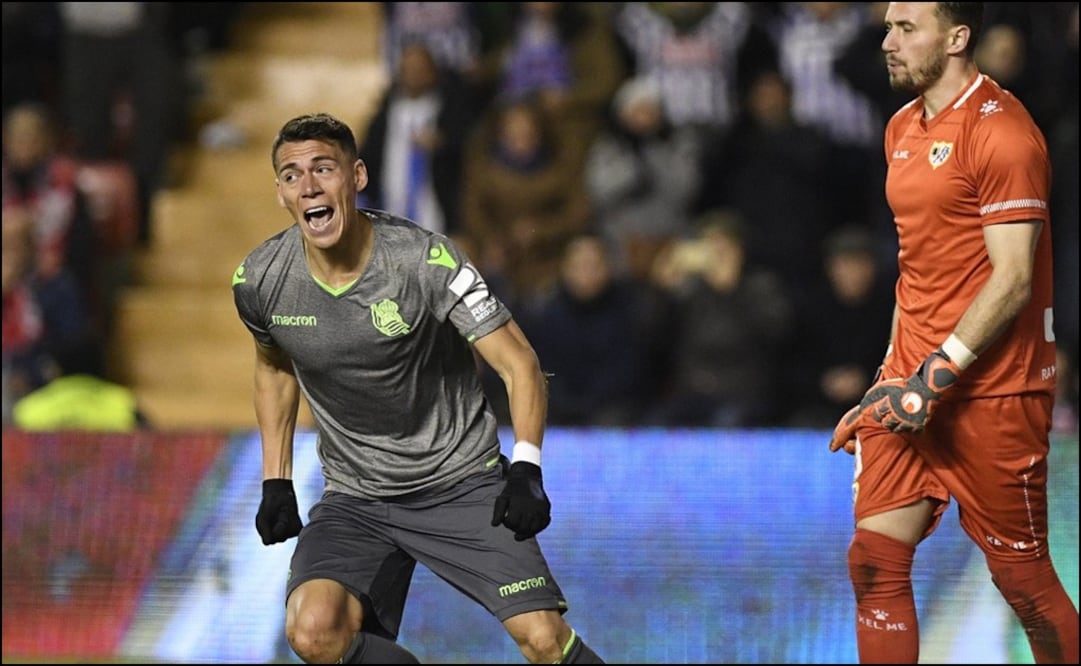 Anotó el descuento en el juego ante el Rayo Vallecano. Foto: @RealSociedad