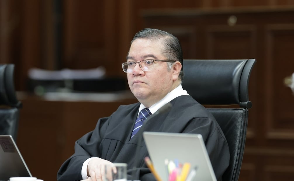 Ministro Irving Espinosa Betanzo en sesión del pleno de la Suprema Corte de Justicia de la Nación este 2 de marzo de 2026. Foto: Especial