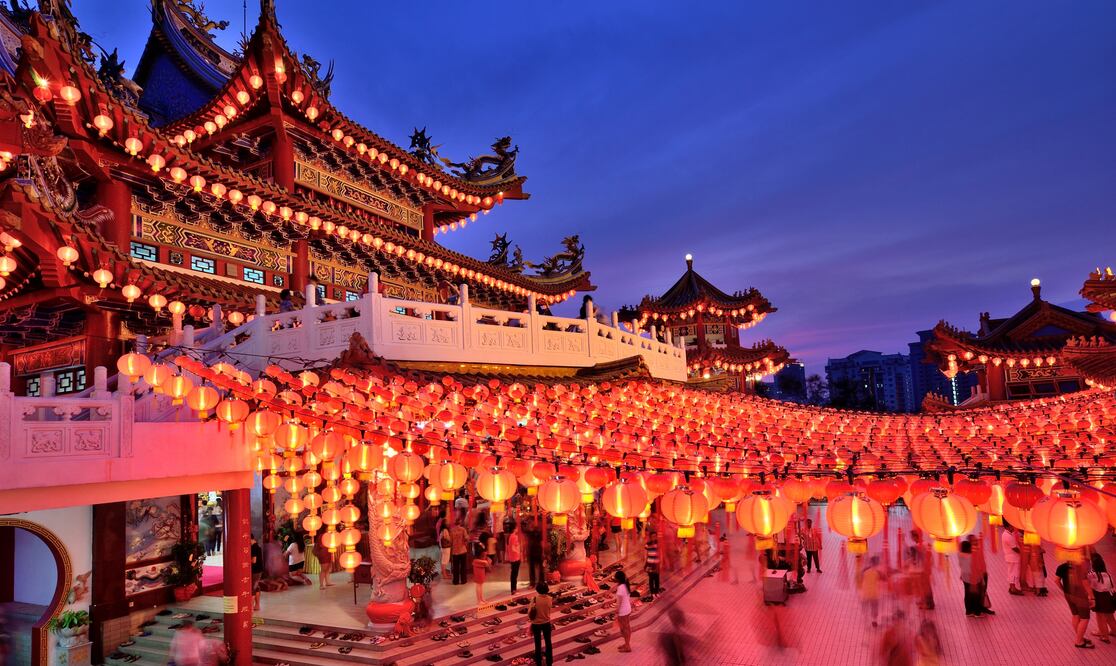 El Templo de Thean Hou, en Kuala Lumpur. (Foto: Istock)