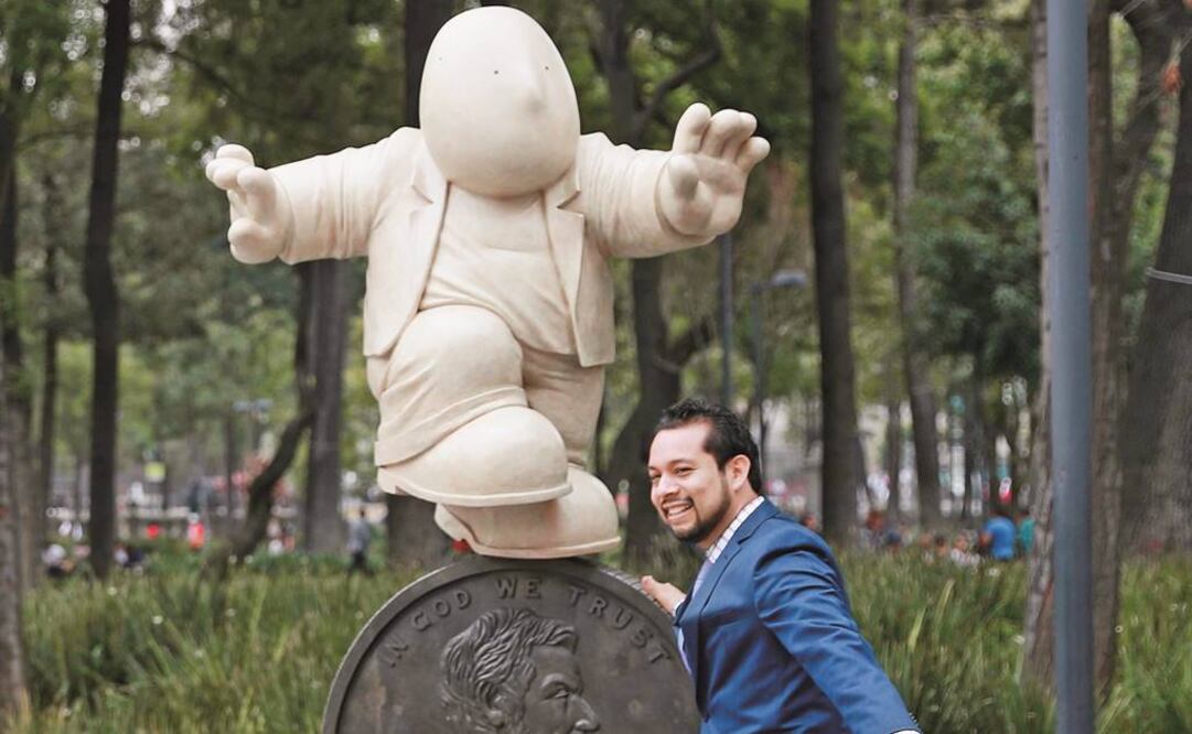 Cuestionadas, polémicas pero famosas en la Ciudad de México. Así son estas esculturas, expuestas en el espacio público de la capital. En la imagen, uno de los "Timos" de Rodrigo de la Sierra.