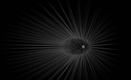 Tierra estaría rodeada de "cabellos" de materia oscura: NASA