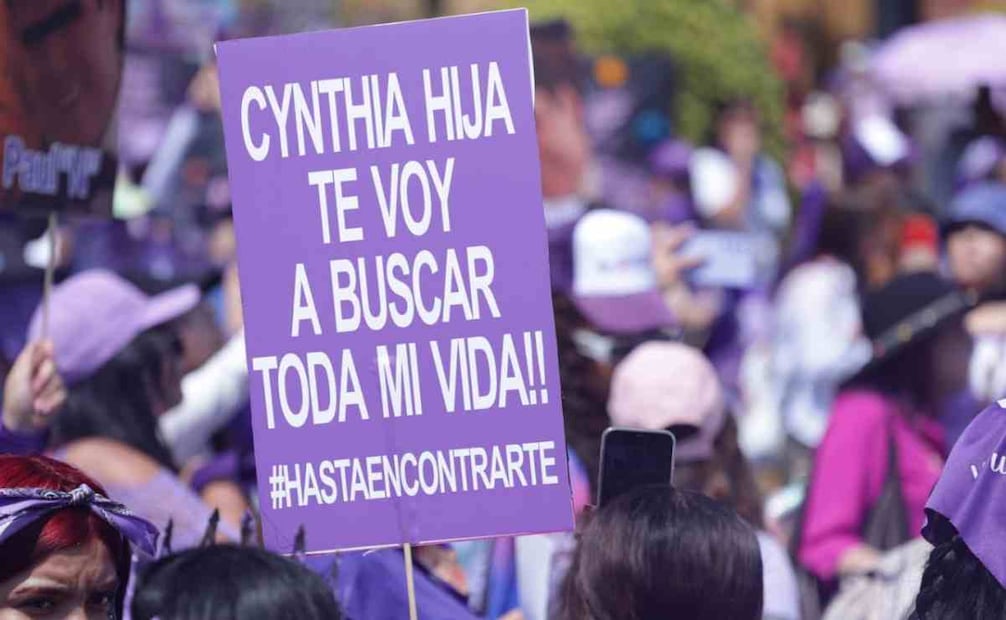 Madres buscadoras marchan en la CDMX en el Día Internacional de la Mujer. 8 de Marzo de 2026/ Foto: Fernanda Rojas. EL UNIVERSAL
