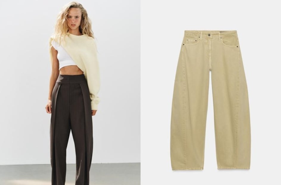 Pantalones y jeans ballon. Foto: Zara