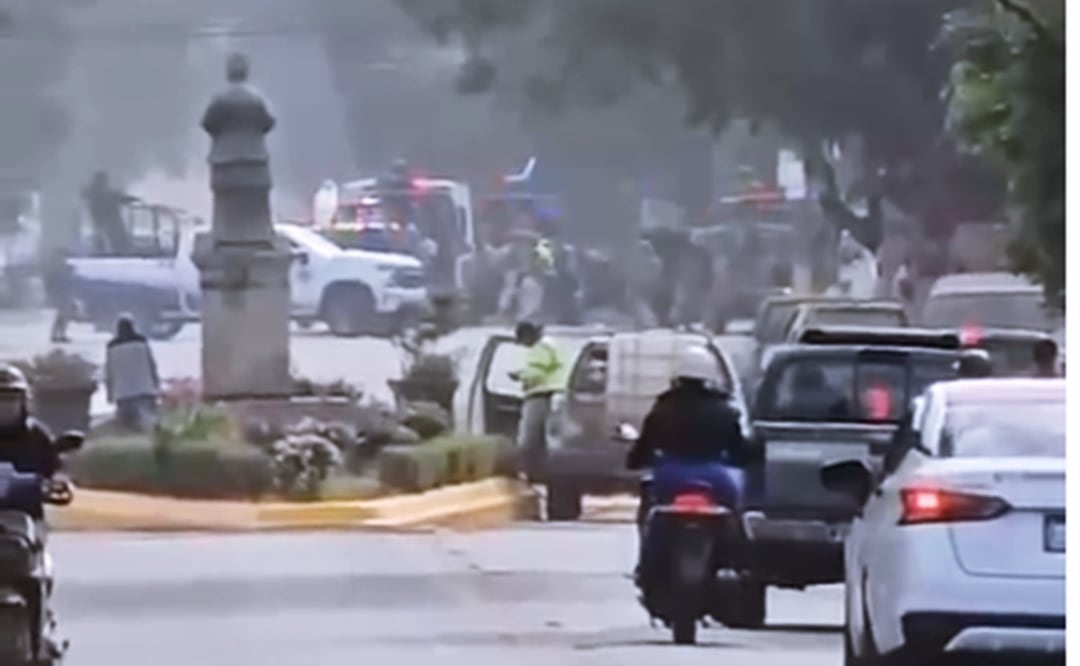 CJNG ataca con explosivos a Ejército Mexicano en Cotija, Michoacán; reportan seis militares lesionados y uno más fallecido. Foto: Captura de pantalla