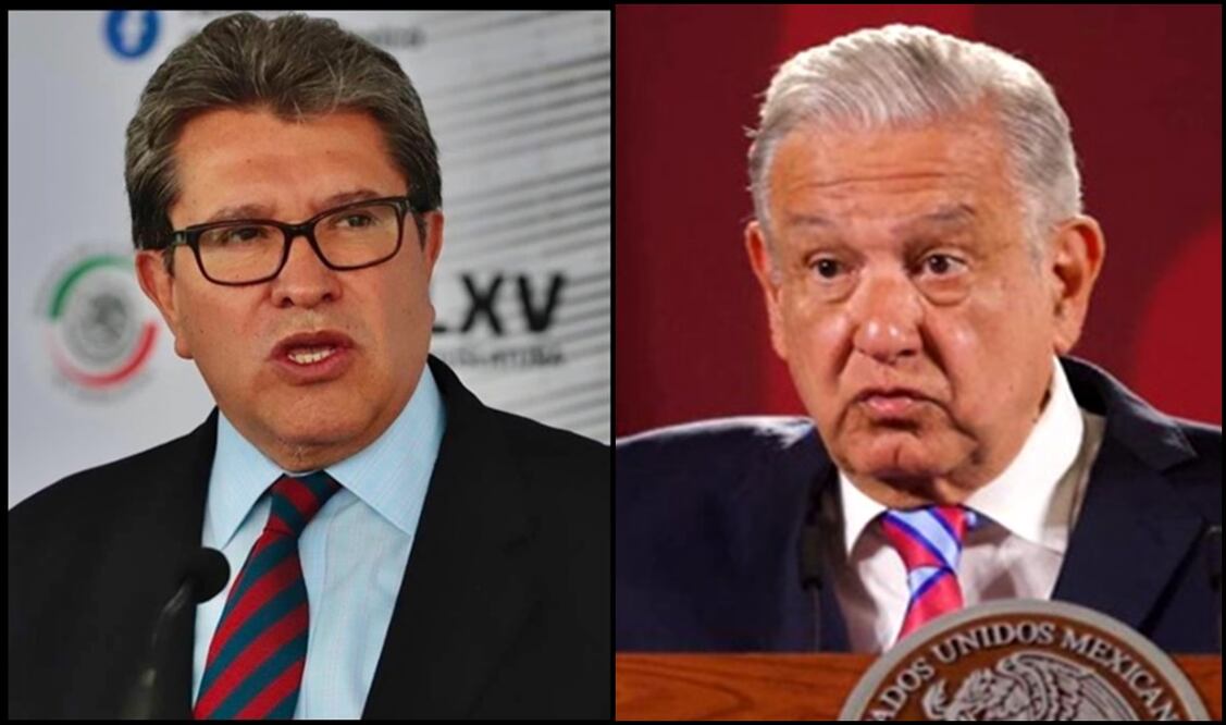 Senador Ricardo Monreal / presidente Andrés Manuel López Obrador. Foto: especial