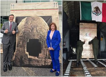 “El portal del inframundo”: pieza olmeca que fue robada regresa a México este viernes