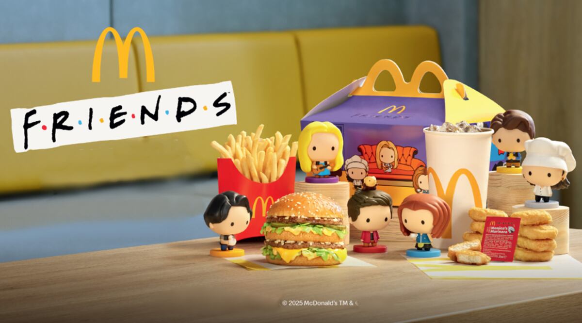 Friends se ha convertido en una de las sitcoms más exitosas de los últimos tiempos. Foto: McDonald's