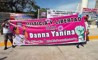 Caso Dafne: Piden justicia para Danna Yanina durante evento de Sheinbaum en Tamaulipas; ¡basta de corrupción!, exigen