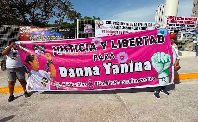 Caso Dafne: Piden justicia para Danna Yanina durante evento de Sheinbaum en Tamaulipas; ¡basta de corrupción!, exigen