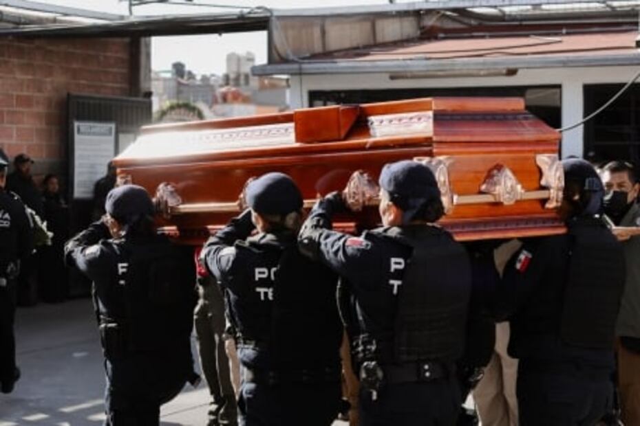 Realizan homenaje a policías atropellados por conductor ebrio en carretera Los Reyes-Texcoco