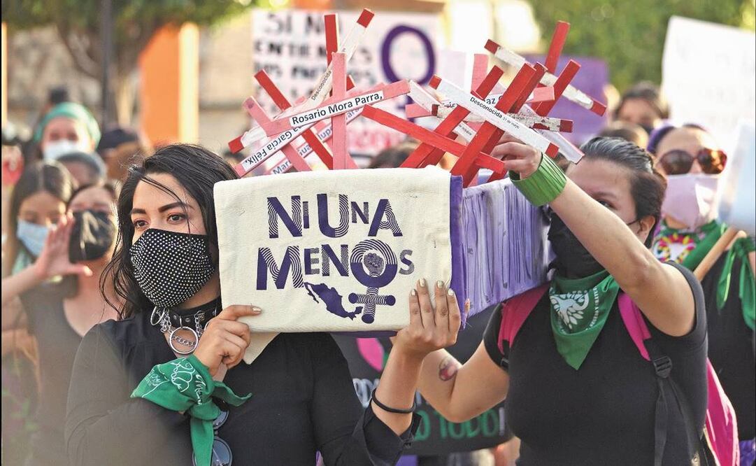 Feministas marcharon por las principales avenidas para protestar en contra de la violencia.Foto:Salvador Cisneros Silva/EL UNIVERSAL