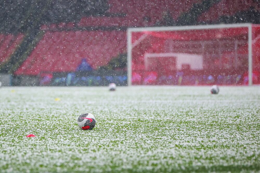 Granizo en el Estadio Azteca - Foto: Imago7