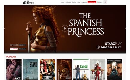 El servicio de streaming Starzplay ya está disponible en Dish México
