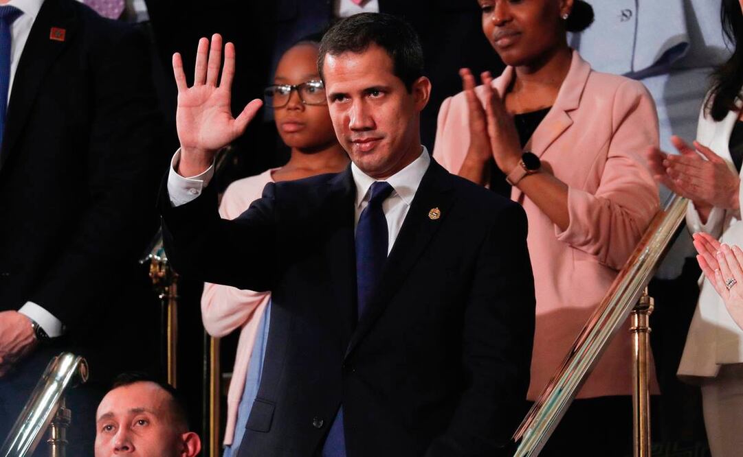 El líder opositor de Venezuela, Juan Guaidó, acudió al discurso del Estado de la Unión de Trump (Foto: AFP)