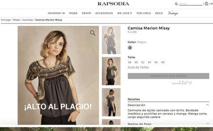 Piden en change.org frenar "plagio" de línea de ropa a artesanos textiles