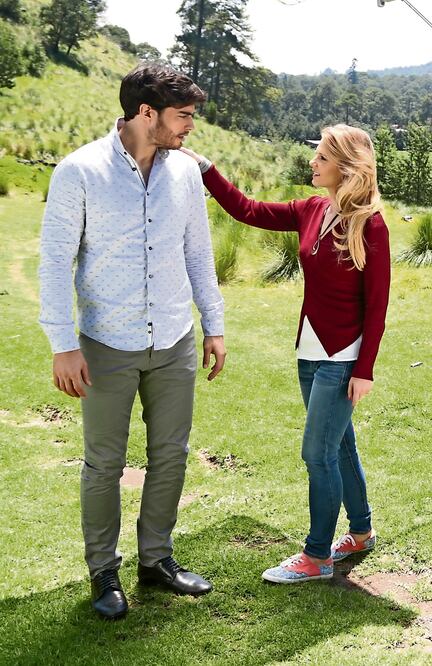 Danilo Carrera y Ana Layevska grabaron escenas finales en el Ajusco (BERENICE FREGOSO. EL UNIVERSAL)