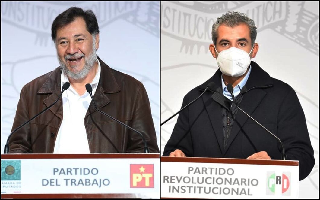 Gerardo Fernández Noroña y Enrique Ochoa Reza. Foto: especial