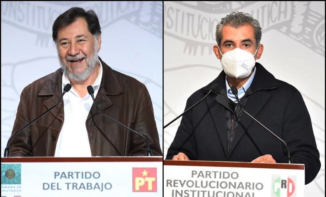 Gerardo Fernández Noroña y Enrique Ochoa Reza. Foto: especial