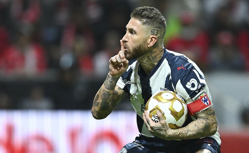 Sergio Ramos durante la Semifinal de Vuelta del Apertura 2025 entre Toluca y Monterrey - Foto: Imago7