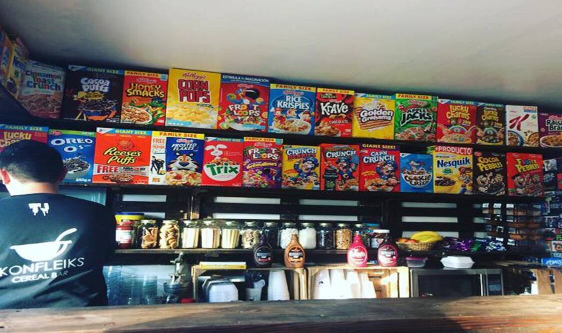Foto: del Facebook de Konfleiks Cereal BAR / Si te encanta el cereal, lánzate a Tijuana