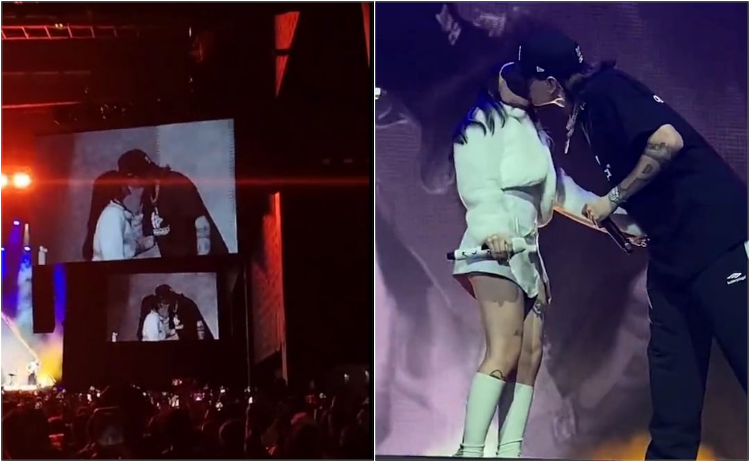 Peso Pluma y Nicki Nicole Foto: Captura de Twitter