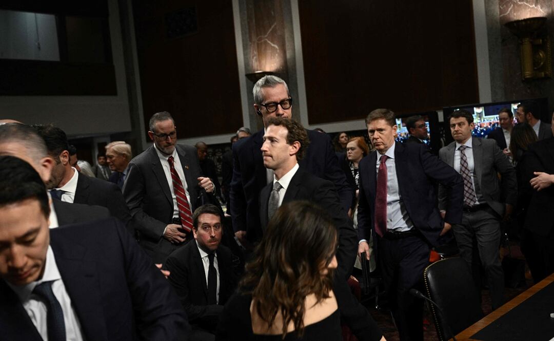 Audiencia del Comité Judicial del Senado sobre la protección de los niños de la explotación sexual en línea en el Senado, en Washington. Foto: EFE