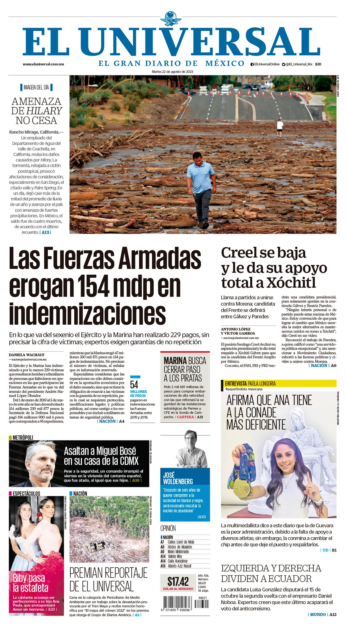 Portada impresa