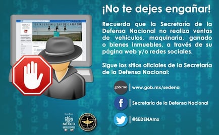 Advierte Sedena sobre cuentas apócrifas con su logotipo