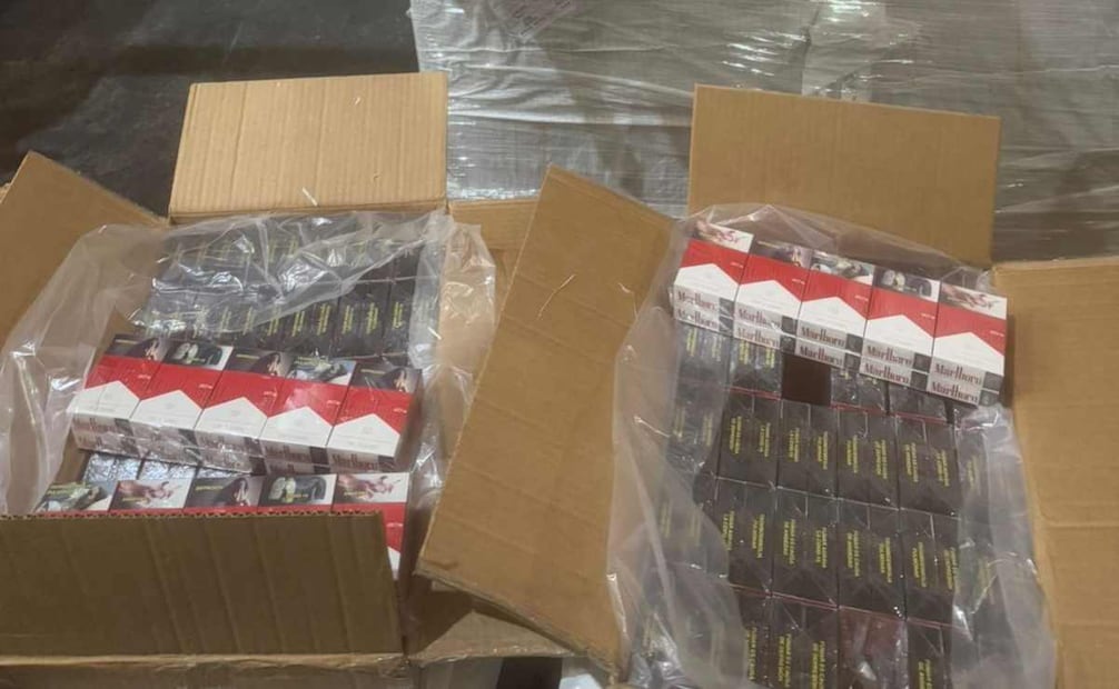 Marina asegura más de 88 toneladas de cigarrillos. Foto: Especial