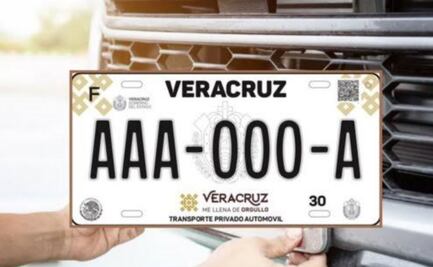 ¡Se despintaron! Dan placas de circulación deficientes en Veracruz; no hay sanciones a funcionarios ni empresas