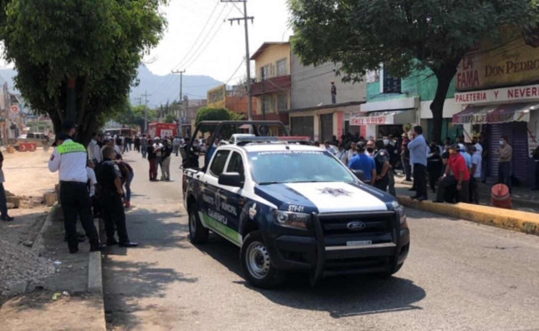 Alrededor de las 10 de la mañana, un grupo de choferes bloqueó el bulevar Vicente Guerrero, en Acapulco, Guerrero para exigir seguridad. Foto: Archivo