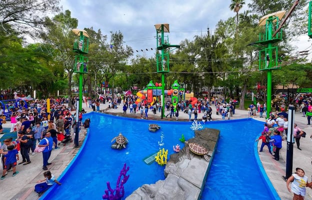 Así es el nuevo parque con tirolesa y puentes colgantes en CDMX