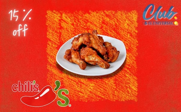 ¡Obtén un 15% de descuento en Chili´s con Club EL UNIVERSAL!  |  Imagen: Angélica Vázquez.