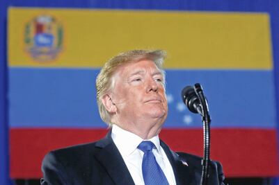 Lo perderán todo si apoyan a Maduro: Trump