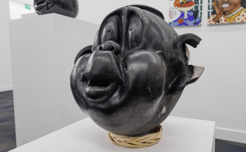 Obra de Julio Matadamas. Foto: Yaretzy M. Osnaya/ EL UNIVERSAL .