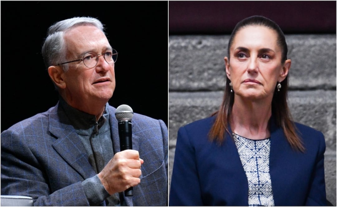 Ricardo Salinas Pliego y Claudia Sheinbaum. Foto: tomada de X @RicardoBSalinas y Cuartoscuro