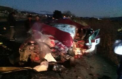 Accidente carretero en Oaxaca deja 7 personas muertas