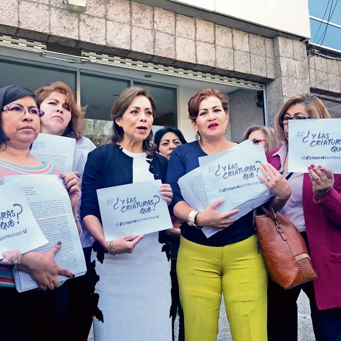 Josefina Vázquez Mota y educadoras de Ecatepec y Naucalpan interpusieron 58 recursos de amparo contra el cierre de guarderías. REBECA JIMÉNEZ. EL UNIVERSAL