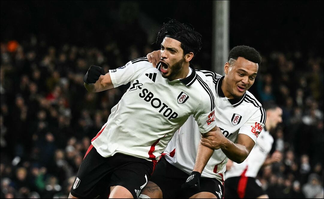 Raúl Jiménez celebrando un gol con el Fulham | FOTO: AFP
