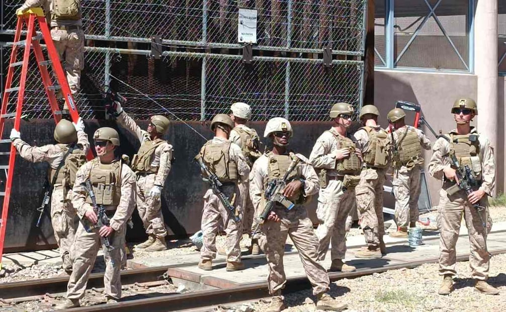 Denuncian incursión de militares estadounidenses en territorio mexicano.
Foto: Cortesía Borderlinea.mx